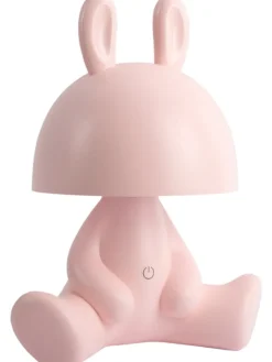 Leitmotiv Tischleuchten<LED-Tischleuchte "Bunny" in Rosa - (B)22 x (H)27 x (T)17 cm