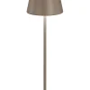 FH Lighting Tischleuchten<LED-Tischleuchte "Cosenza" in Hellbraun - (H)38 x Ø 12 cm