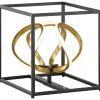 FISCHER & HONSEL Tischleuchten<LED-Tischleuchte "Gesa" in Schwarz - (B)26 x (H)27 x (T)26 cm