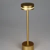 AM Design Lichterketten & Deko-Leuchten<LED-Tischleuchte in Gold - (H)32 x Ø 8 cm