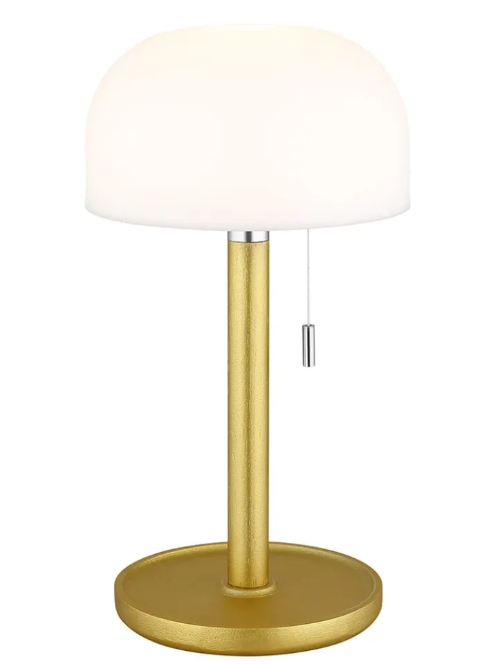Globo lighting Tischleuchten<LED-Tischleuchte in Gold/ Weiß - (H)28 x Ø 11 cm
