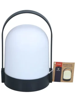 GRUNDIG Lichterketten & Deko-Leuchten<LED-Tischleuchte in Weiß - (H)21 x Ø 14 cm