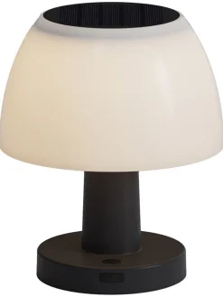 lumisky Tischleuchten<LED-Tischleuchte "Lumina" in Schwarz/ Weiß - (H)15,3 x Ø 13,5 cm