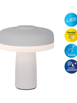 näve Tischleuchten<LED-Tischleuchte "Pilu" in Weiß - EEK F (A bis G)