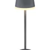 Globo lighting Tischleuchten<LED-Tischleuchte "Ridley" in Anthrazit - (H)38,5 x Ø 11 cm