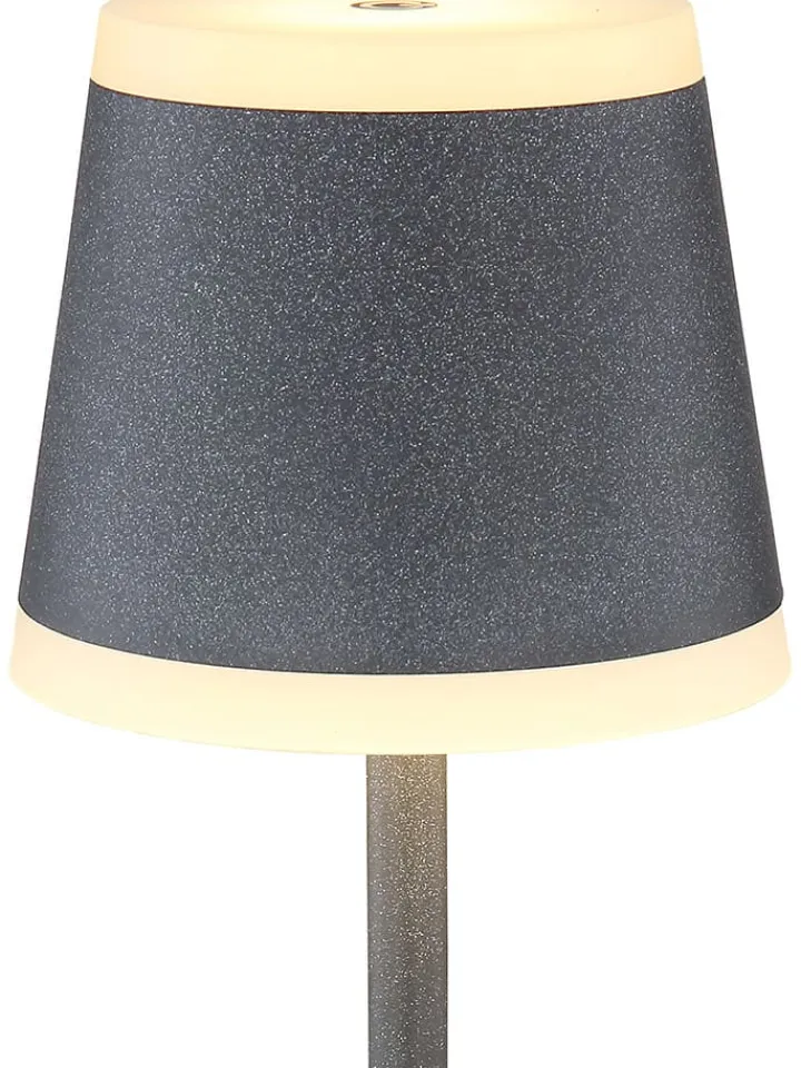 Globo lighting Tischleuchten<LED-Tischleuchte "Ridley" in Anthrazit - (H)38,5 x Ø 11 cm