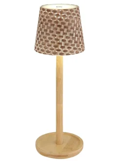 Globo lighting Tischleuchten<LED-Tischleuchte "Rids" in Beige - (H)33 x Ø 11 cm