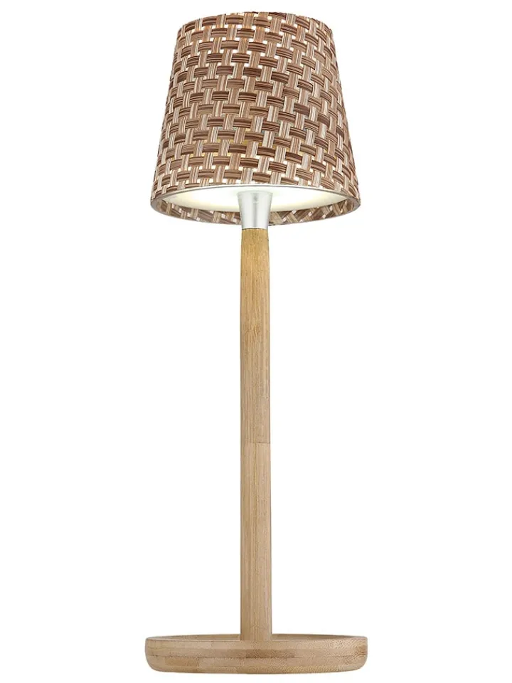 Globo lighting Tischleuchten<LED-Tischleuchte "Rids" in Beige - (H)33 x Ø 11 cm