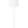 FISCHER & HONSEL Tischleuchten<LED-Tischleuchte "Tropea" in Weiß - (H)38 x Ø 12 cm
