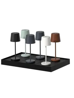 lumisky Technikzubehör<LED-Tischleuchten-Indunktionstablett in Schwarz - (B)47 x (H)29 x (T)4,1 cm