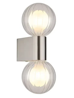 Globo lighting Wandleuchten<LED-Wandleuchte "Ander" in Silber - (B)10 x (H)26 cm