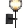 Globo lighting Wandleuchten<LED-Wandleuchte "Ander" in Schwarz - (B)10 x (H)26 cm