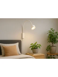 FH Lighting Wandleuchten<LED-Wandleuchte in Weiß