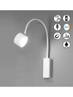 FH Lighting Wandleuchten<LED-Wandleuchte in Weiß