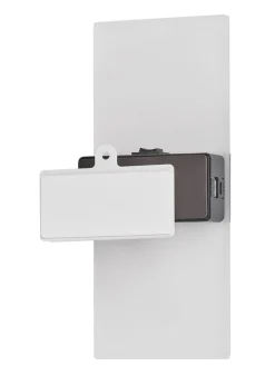 FH Lighting Wandleuchten<LED-Wandleuchte in Weiß - (B)22,5 x (H)9,6 cm