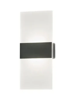 FH Lighting Wandleuchten<LED-Wandleuchte in Weiß - (B)22,5 x (H)9,6 cm