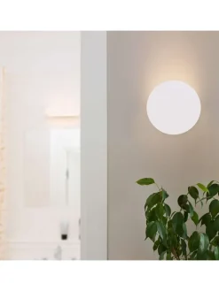 näve Wandleuchten<LED-Wandleuchte "Stan" in Weiß - EEK F (A bis G) - Ø 14 cm