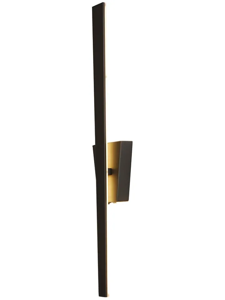 näve Wandleuchten<LED-Wandleuchte "Trevor" in Schwarz - EEK D (A bis G)