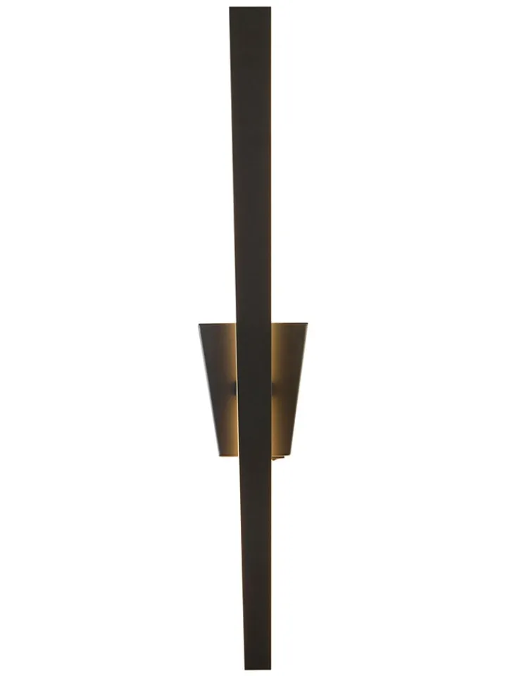 näve Wandleuchten<LED-Wandleuchte "Trevor" in Schwarz - EEK D (A bis G)