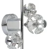 Globo lighting Wandleuchten<LED-Wandleuchte "Virina" in Silber - (B)41 x (H)27 x (T)33 cm
