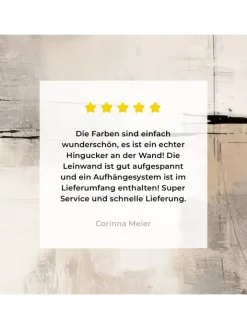 MuchoWow Wanddekoration<Leinwand bilder Abstrakte Kunst weiß schwarz (BxH)