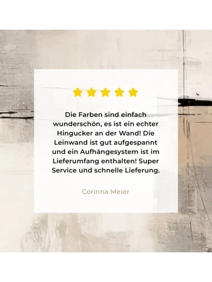 MuchoWow Wanddekoration<Leinwand bilder Abstrakte Kunst weiß schwarz (BxH)
