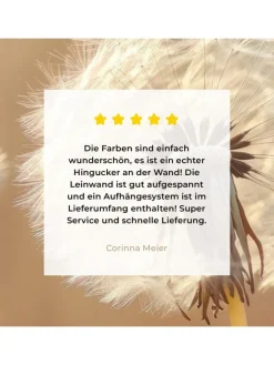 MuchoWow Wanddekoration<Leinwand bilder Nahaufnahme Flaum (BxH)