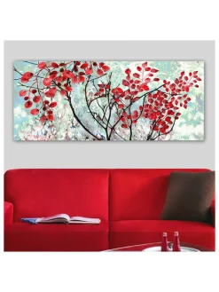 ABERTO DESIGN Wanddekoration<Leinwanddruck - (B)120 x (H)50 cm