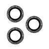 COFI 1453 Smartphones & Zubehör<Lens Shield Glas Kameraglas für iPhone 16 Pro Max Schwarz Diamond in Schwarz