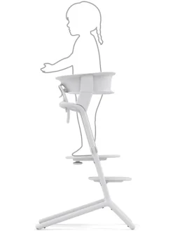 Cybex Sitzmöbel<Lernturm-Aufsatz für Hochstuhl "Lemo" in Weiß