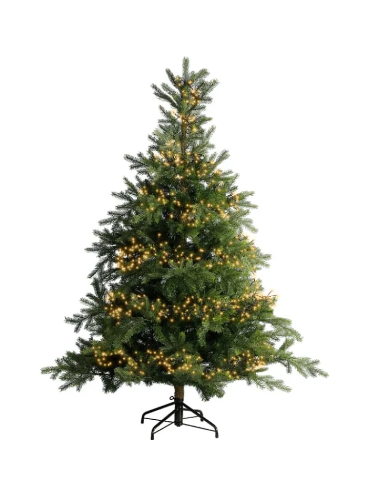 LUMINEO Lichterketten & Dekobeleuchtung<Lichterkette CLUSTER 1512 LED 14 m, schwarzes Kabel in klassisch warm