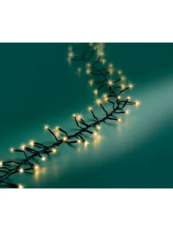 LUMINEO Lichterketten & Dekobeleuchtung<Lichterkette EXCELLENT TWINKLE 960 LED 15 m, schwarzes Kabel in Soft Gold