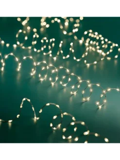 LUMINEO Lichterketten & Dekobeleuchtung<Lichterkette STRING LIGHTS TWINKLE 378 LED 6 m Silberdraht in warm weiß