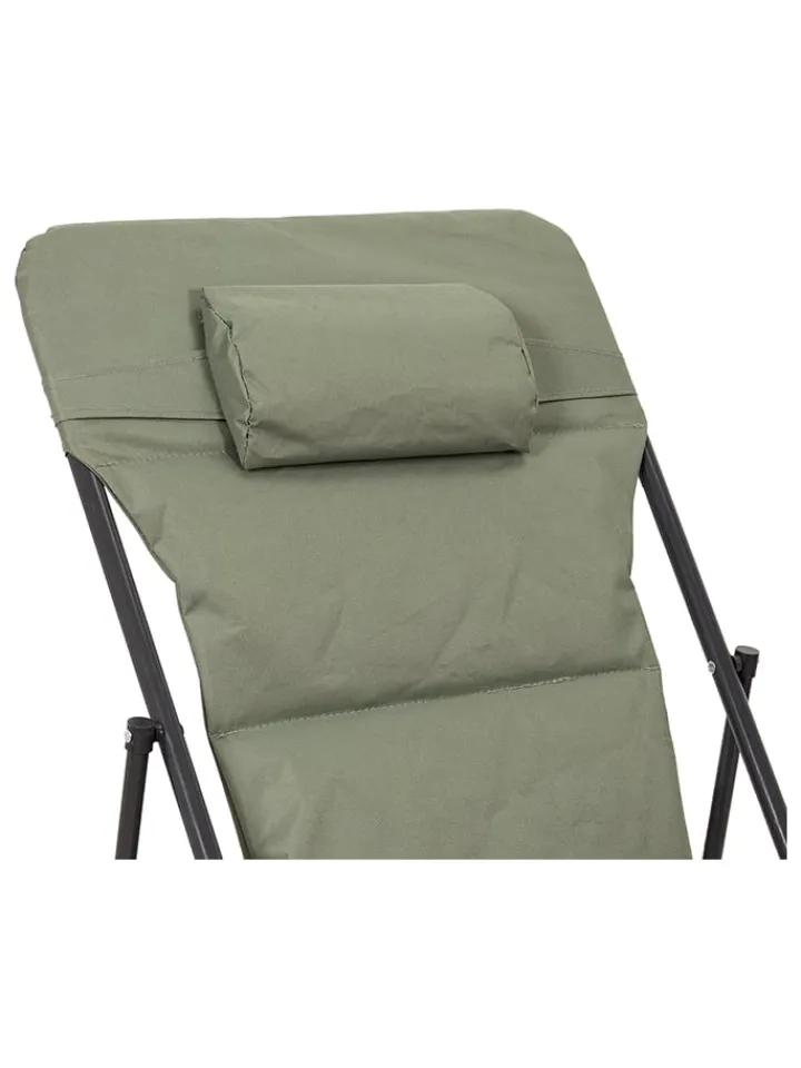 Garden Spirit Gartenmöbel<Liegestuhl "Corfou" in Khaki - (B)55 x (H)89 x (T)81 cm