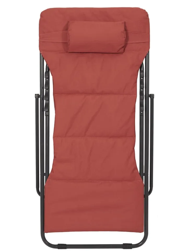 Garden Spirit Gartenmöbel<Liegestuhl "Corfou" in Rot - (B)55 x (H)89 x (T)81 cm