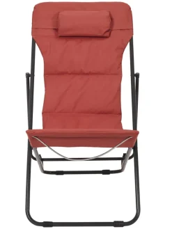 Garden Spirit Gartenmöbel<Liegestuhl "Corfou" in Rot - (B)55 x (H)89 x (T)81 cm