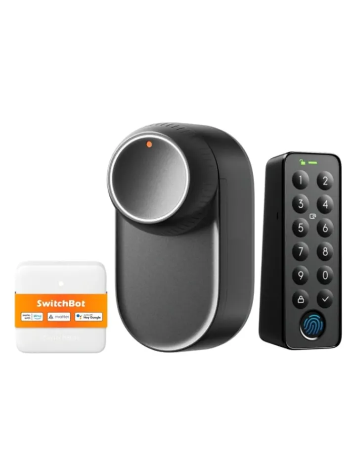 Switchbot Tür- & Zugluftstopper<Lock Ultra 3-in-1 Smart-Schloss Hub Mini Matter