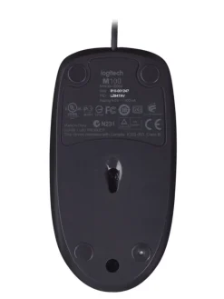 Logitech Tablets, Konsolen & Elektronisches Spielzeug<kabeglgebundene Maus M100 - Plug und Play USB-Maus in Schwarz