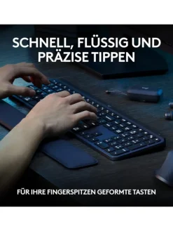 Logitech Tablets, Konsolen & Elektronisches Spielzeug<Präzisionstastatur Tastatur-Maus Set MX Keys S in Schwarz