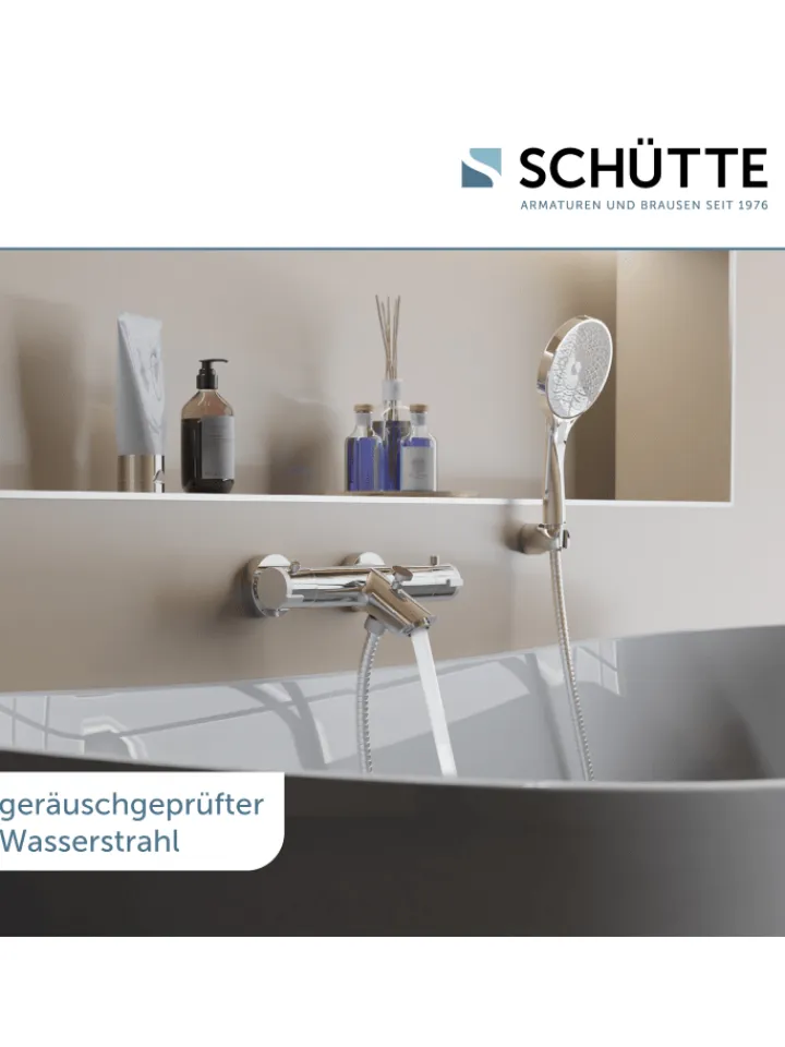 Franz Joseph Schütte Badarmaturen<LONDON Thermostat Wannenfüllarmatur, Chrom