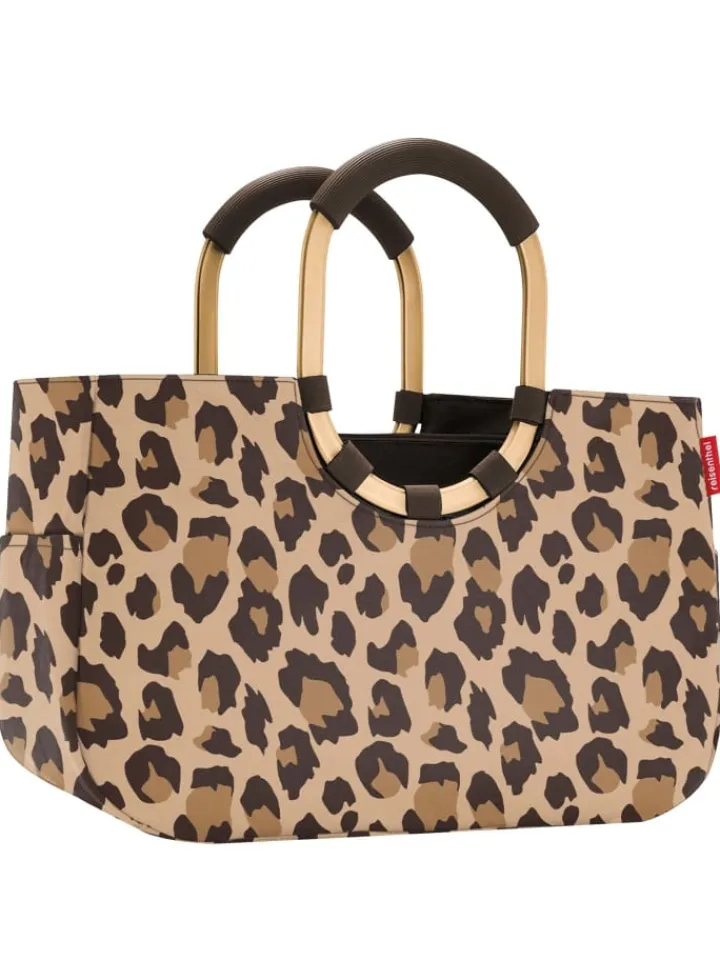 Reisenthel Einkaufstaschen & -Trolleys<loopshopper M / Shopper 40 cm (teddy leo olive) in frame leo macchiato