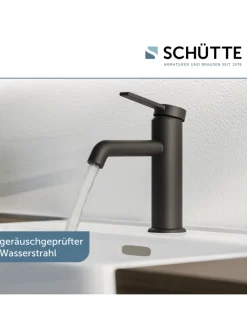Franz Joseph Schütte Badarmaturen<LOS ANGELES Waschtischarmatur, Schwarz matt