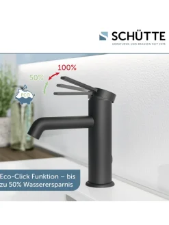 Franz Joseph Schütte Badarmaturen<LOS ANGELES Waschtischarmatur, Schwarz matt