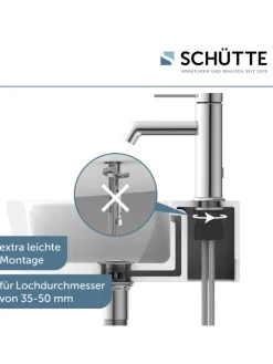 Franz Joseph Schütte Badarmaturen<LOS ANGELES Waschtischarmatur, Chrom