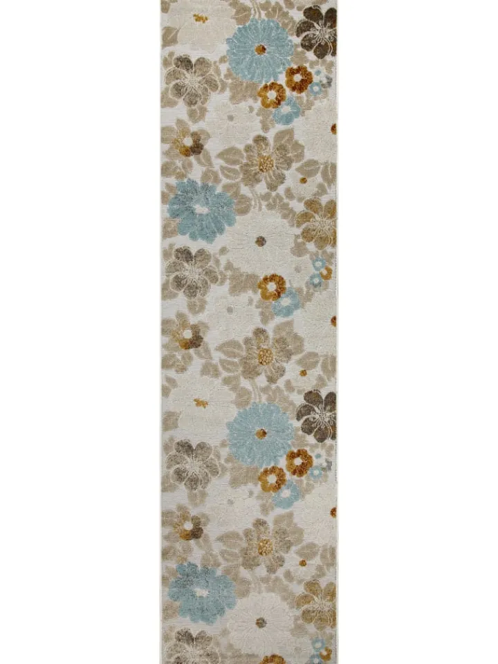 Wecon Home Outdoorteppiche<Läufer Beach Flower in beige, hellblau, gelb