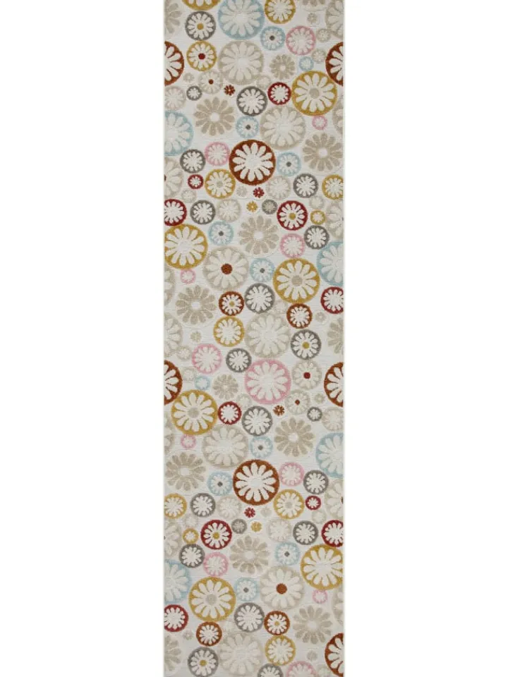 Wecon Home Outdoorteppiche<Läufer Flowerdrops in bunt