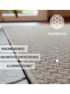 Wecon Home Outdoorteppiche<Läufer Miami South Beach in beige creme