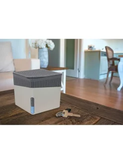 Wenko Klima & Haushalt<Luftentfeuchter "Cube" in Grau - (B)13 x (H)13 x (T)13 cm