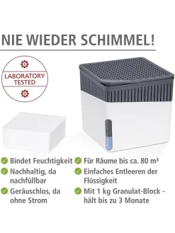 Wenko Klima & Haushalt<Luftentfeuchter-Nachfüllpack "Cube" in Weiß