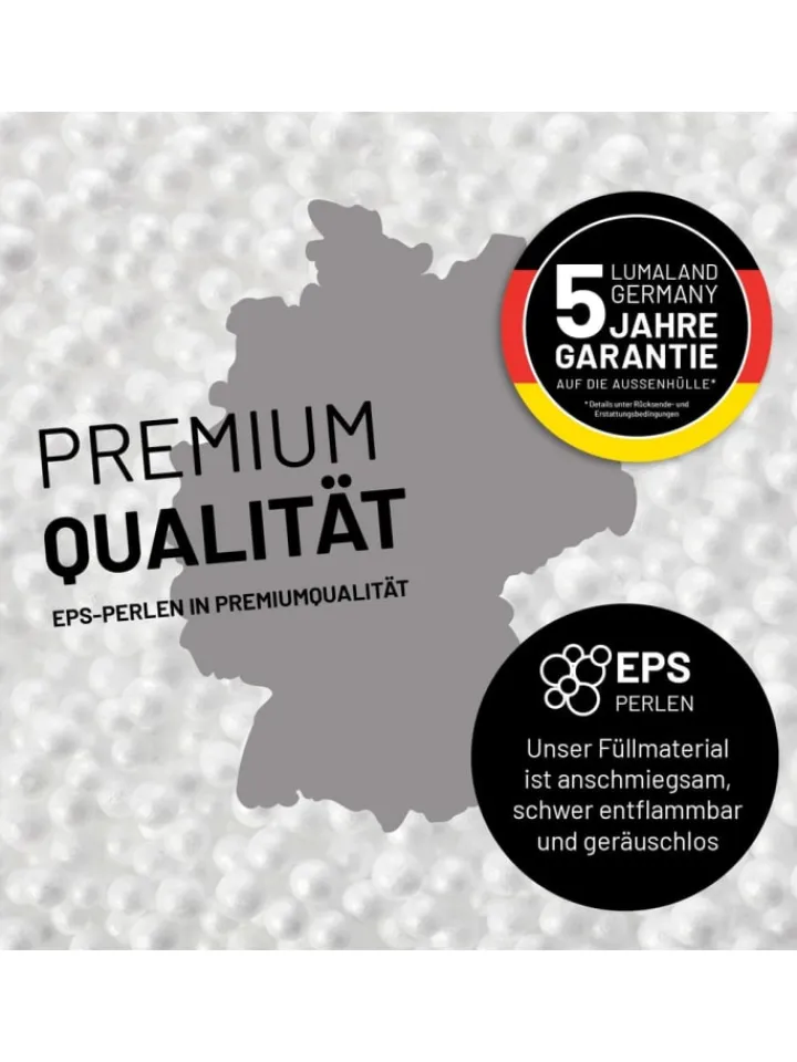 Lumaland Sitzmöbel<Modulares Eckteil rechts aus der Cord-Reihe, 81x81x70 cm - Bezug soft &
